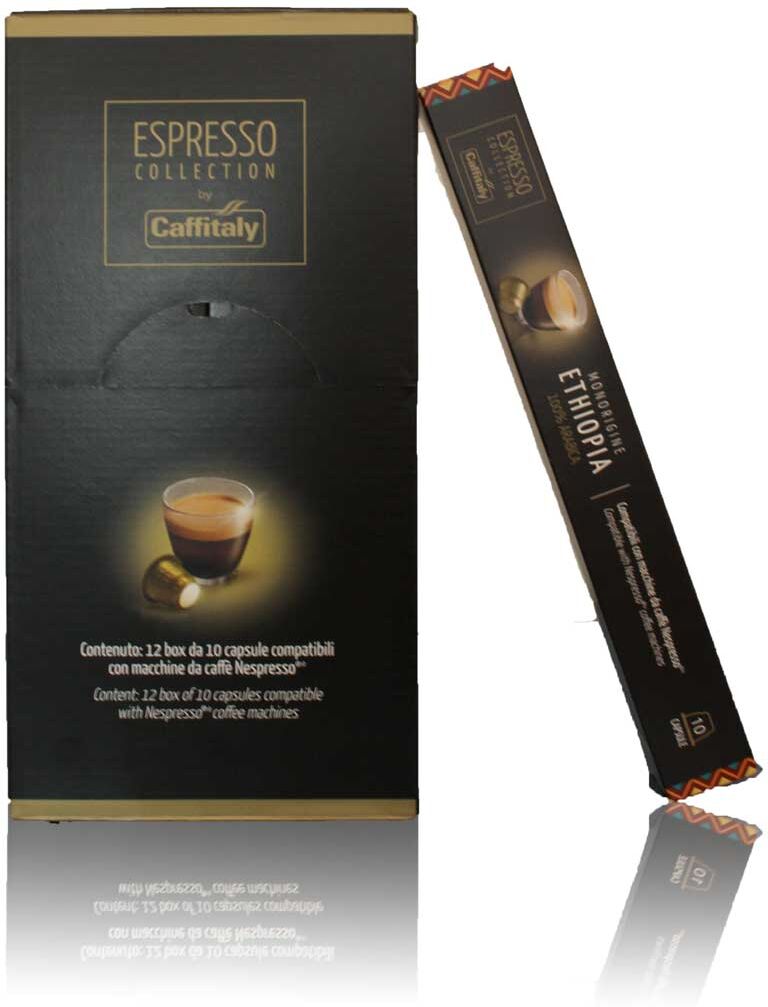 Caffitaly Confezioni 120 capsule Collection Ethiopia compatibili con Nespresso