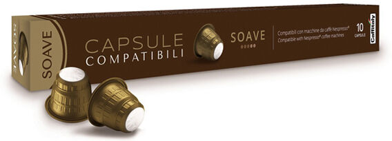 Caffitaly Confezione 10 capsule Caffè Soave compatibili con Nespresso