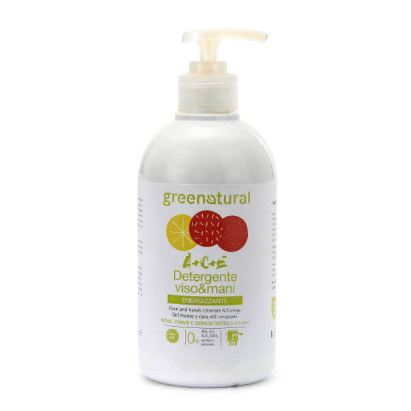 greenatural detergente mani viso multivitamine ace 500 ml