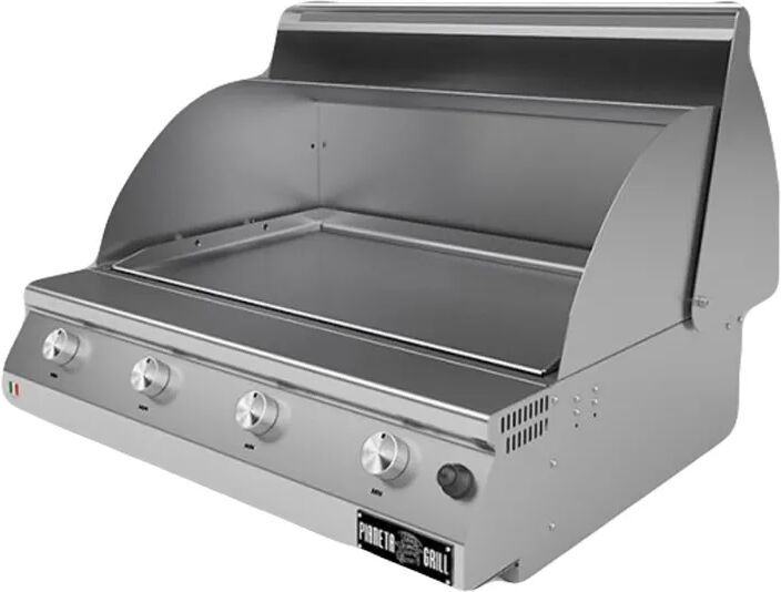 pianeta grill barbecue a gas fry top 750 teppan 4 bruciatori con piastra teppanyaki