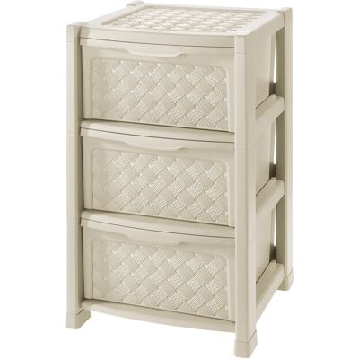 Cassettiera salvaspazio Tontarelli 8025646210 ARIANNA 3C Angora Cassettiera salvaspazio Tontarelli 8025646210 ARIANNA 3C Angora