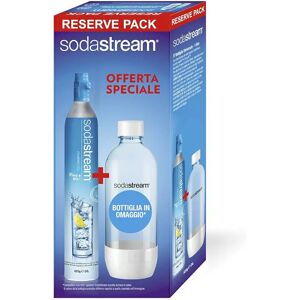 Sodastream ricarica Co2 con bottiglia 1 litro in omaggio