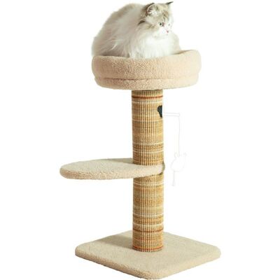 Tiragraffi per gatti - ZOLUX - Stabile - Area di riposo - Giocattolo a forma di topo - Sisal - 70 cm - Boreal - Beige Tiragraffi per gatti - ZOLUX - Stabile - Area di riposo - Giocattolo a forma di topo - Sisal - 70 cm - Boreal - Beige