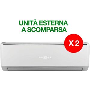 Fintek Climatizzatore Milano con unità esterna a scomparsa DUAL 9000 BTU