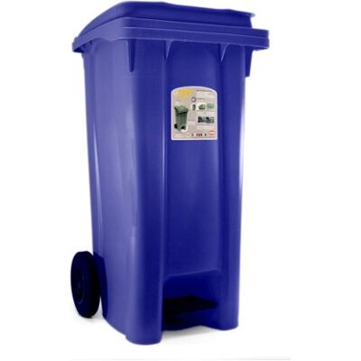 Bidone carellato Stefanplast 25703 URBAN ECO SYSTEM con pedale Blu Bidone carellato Stefanplast 25703 URBAN ECO SYSTEM con pedale Blu