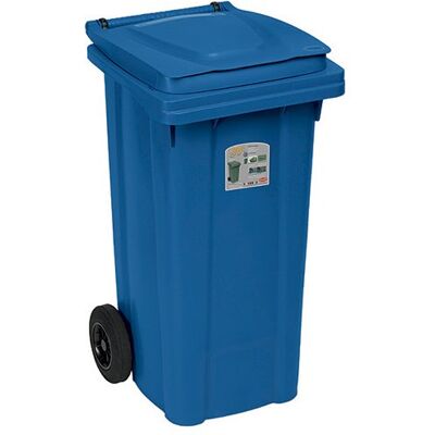 Bidone carellato Stefanplast 25698 URBAN ECO SYSTEM Blu Bidone carellato Stefanplast 25698 URBAN ECO SYSTEM Blu