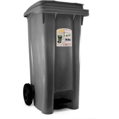 Bidone carellato Stefanplast 25706 URBAN ECO SYSTEM con pedale Grigio Bidone carellato Stefanplast 25706 URBAN ECO SYSTEM con pedale Grigio