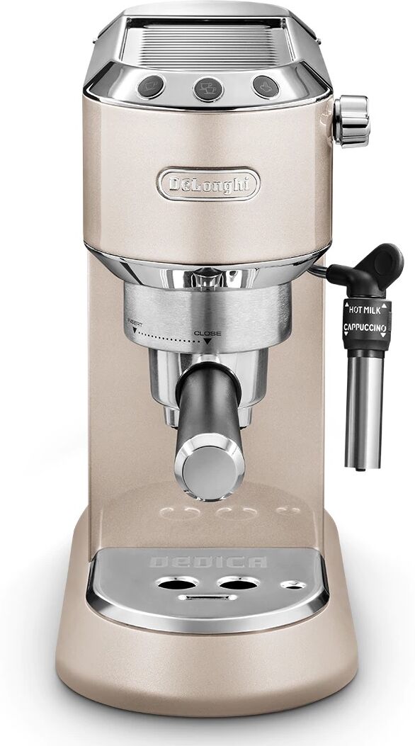 DeLonghi Macchina da caffè manuale Dedica metallic EC 785 Beige