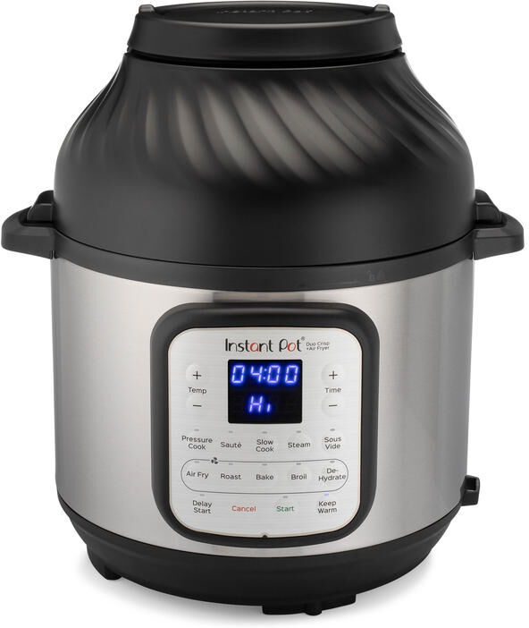 pentola a pressione elettrica e friggitrice ad aria instant pot duo crisp 8 litri