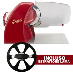 Affettatrice berkel home line 200 plus rossa con estrattore lama incluso