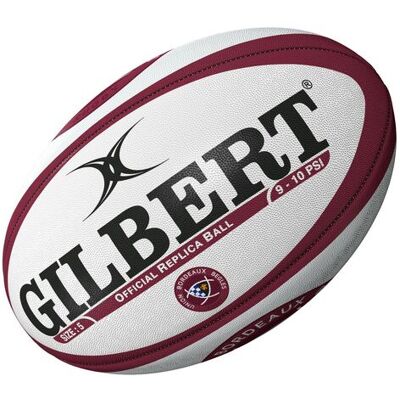 Pallone da rugby - Bordeaux UBB - Replica - GILBERT - Taglia 5 Pallone da rugby - Bordeaux UBB - Replica - GILBERT - Taglia 5
