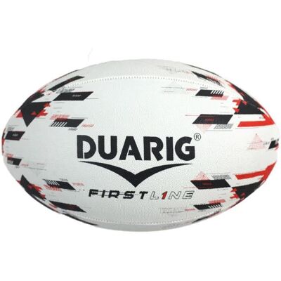 Pallone da rugby - Firstline - DUARIG - Nero e rosso - T5 Pallone da rugby - Firstline - DUARIG - Nero e rosso - T5