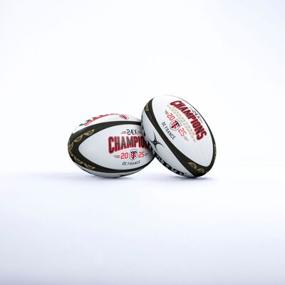 Replica del pallone da rugby Stade Toulousain 2025 Championship - GILBERT - Mini Size Replica del pallone da rugby Stade Toulousain 2025 Championship - GILBERT - Mini Size