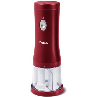 Reber Grattugia Elettrica Cordless Con Ric Usb-C 3 Lame Rossa Reber Grattugia Elettrica Cordless Con Ric Usb-C 3 Lame Rossa