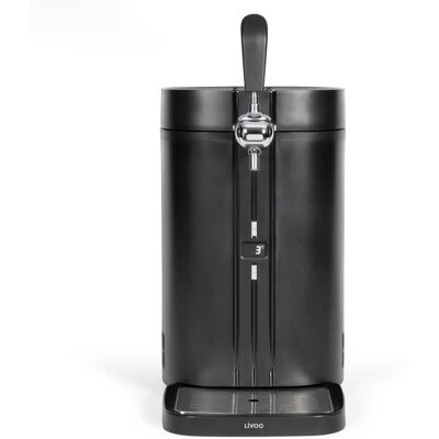 Rubinetto per birra - LIVOO - DOM511 - 60W - Per fusti autopressurizzati da 5L - Conservazione 30 giorni - Da 3 a 12�C - Vasca raccogligocce rimovibile Rubinetto per birra - LIVOO - DOM511 - 60W - Per fusti autopressurizzati da 5L - Conservazione 30 giorni - Da 3 a 12�C - Vasca raccogligocce rimovibile