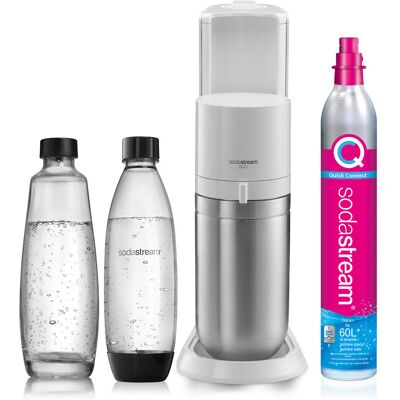 Gasatore Sodastream Duo Bianco con due bottiglie Gasatore Sodastream Duo Bianco con due bottiglie