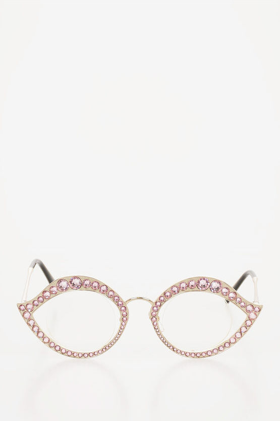 Gucci Occhiali da sole con strass taglia Unica Gucci Occhiali da sole con strass taglia Unica