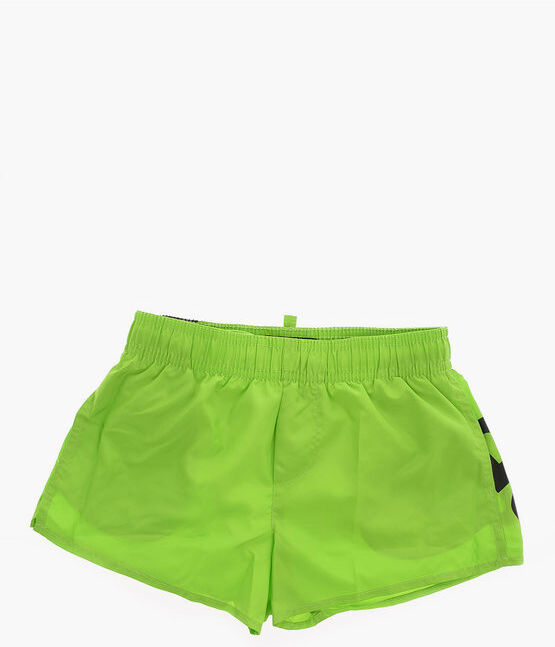 Dsquared2 Costume da Bagno Boxer con Stampa Logo taglia 12 A Dsquared2 Costume da Bagno Boxer con Stampa Logo taglia 12 A
