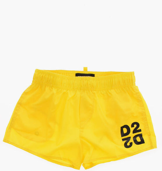 Dsquared2 Costume da Bagno Boxer con Stampa Logo taglia 14 A Dsquared2 Costume da Bagno Boxer con Stampa Logo taglia 14 A