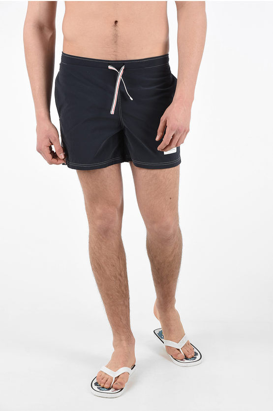 Thom Browne Costume da Bagno SIDE STRIPE con Tasche taglia 48 Thom Browne Costume da Bagno SIDE STRIPE con Tasche taglia 48