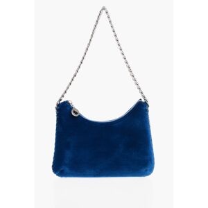 Stella McCartney Borsa a Spalla FALABELLA in Velour con Catena Argentata Impr taglia Un