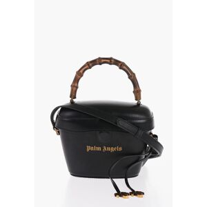 Palm Angels Borsa a Spalla in Pelle con Manico in Legno taglia Unica