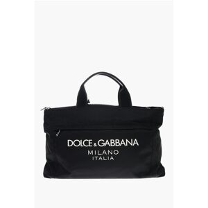 Dolce&Gabbana Borsa da Viaggio in Nylon con Logo in Rilievo taglia Unica