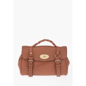 Mulberry Borsa Satchel ALEXA in Pelle Martellata con Manico Intreccia taglia Un