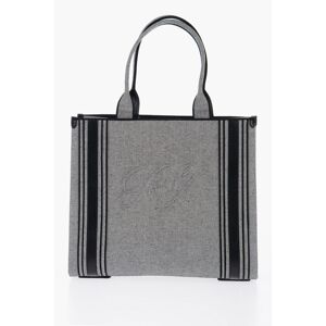 Roger Vivier Borsa Tote CALL ME VIVIER In Canvas Con Rifiniture in Pelle taglia Uni