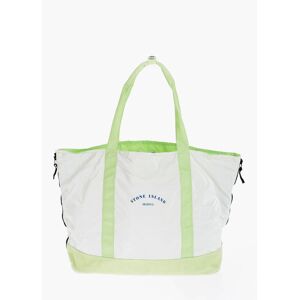 Stone Island Borsa Tote in Nylon con Dettagli a Contrasto taglia Unica