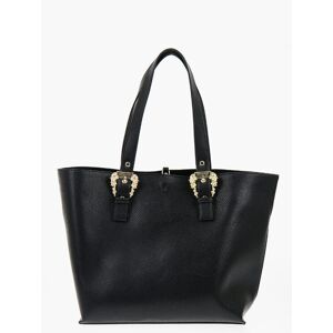 Versace JEANS COUTURE Borsa Tote in Ecopelle Martellata con Fibbie D taglia Un