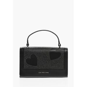 Moschino LOVE Borsa a Mano in Ecopelle Abbellita da Borchie con Caten taglia Un