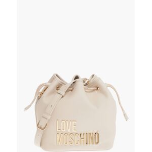 Moschino LOVE Borsa a Secchiello in Ecopelle con Maxi Logo Dorato taglia Unica