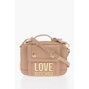 Moschino LOVE Borsa a Tracolla in Ecopelle con Logo Dorato taglia Unica