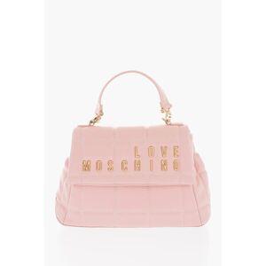 Moschino LOVE Borsa in Ecopelle Trapuntata con Logo Dorato taglia Unica