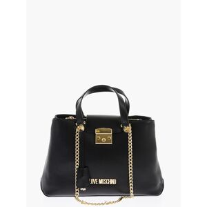 Moschino LOVE Borsa Tote LUCILLE in Ecopelle Martellata a Doppio Scom taglia Un