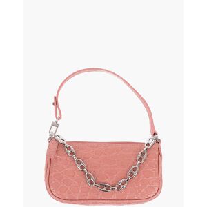 By Far Mini Bag RACHEL in Pelle Effetto Coccodrillo con Catena Arge taglia Un