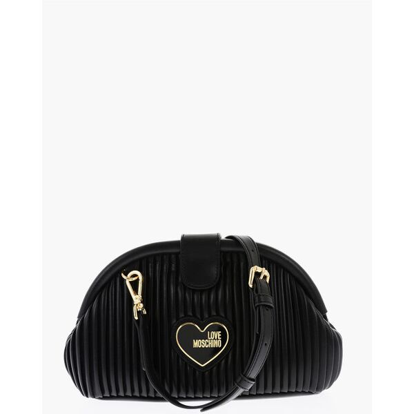 moschino love mini borsa in ecopelle pieghettata taglia unica