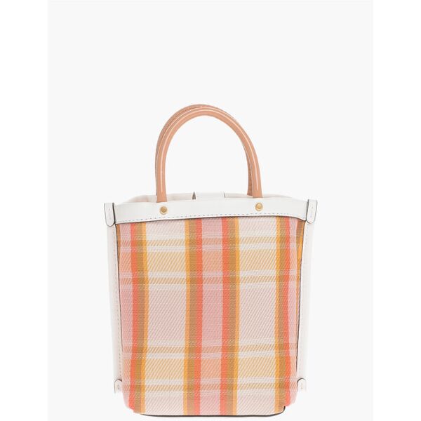 tory burch mini bag tote perry a quadri plaid taglia unica