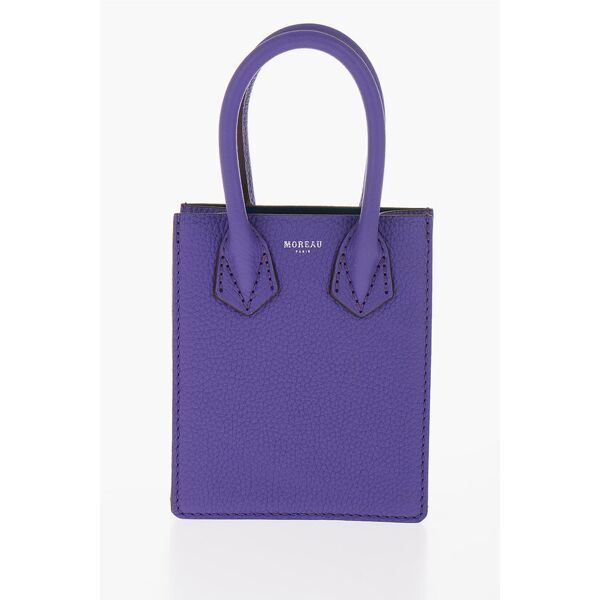 moreau mini tote bag in pelle martellata con tracolla removibile taglia unica