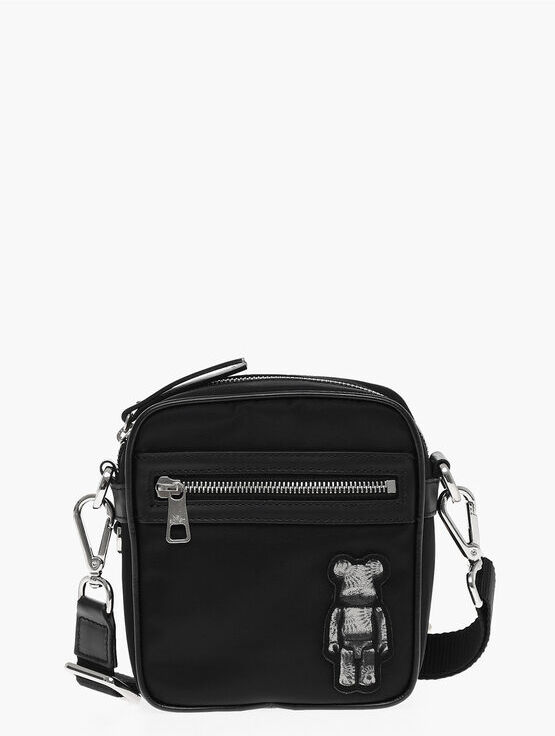 Neil Barrett Borsa a Tracolla BEARBRICK in Nylon con Rifiniture in Pelle taglia Uni