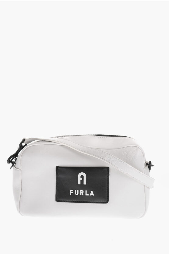 Furla Borsa a Tracolla IRIS Color Block in Nappa con Logo Decorati taglia Un