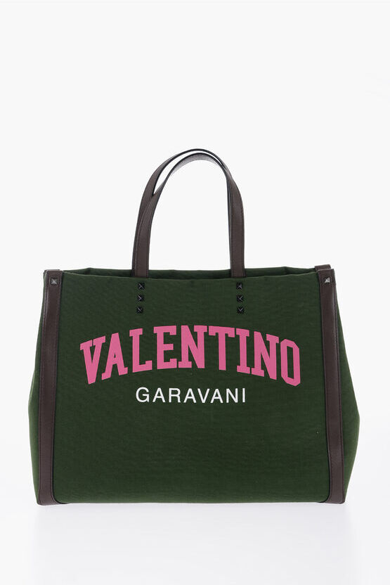 Valentino GARAVANI Borsa Tote University in Canvas con Rifiniture in P taglia Un