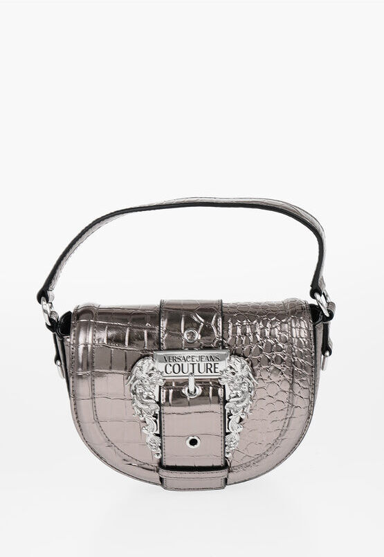 Versace JEANS COUTURE Borsa a Tracolla in Ecopelle Metallizzata Effe taglia Un