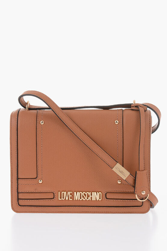 Moschino LOVE Borsa a Tracolla in Ecopelle Effetto Martellato taglia Unica