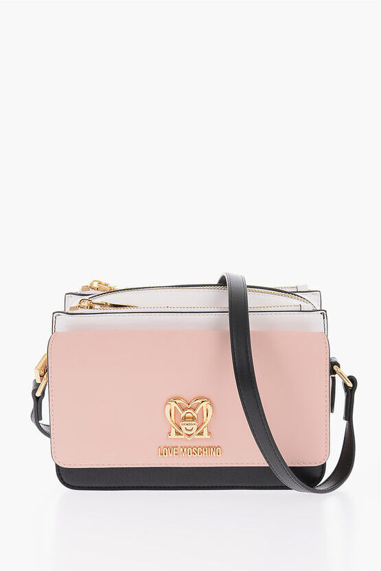 Moschino LOVE Borsa Camera in Ecopelle con Chiusura Turn Lock taglia Unica