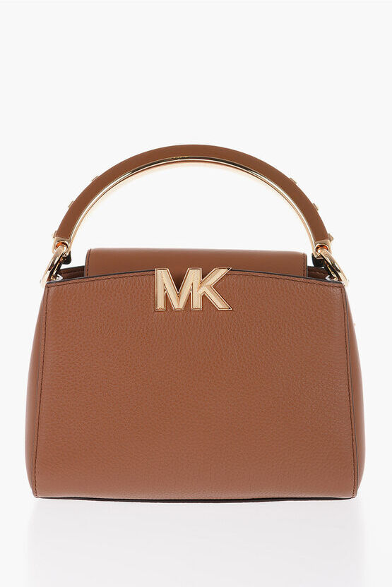 Michael Kors MICHAEL Borsa a Mano KARLIE in Pelle Martellata con Dettagli taglia Un