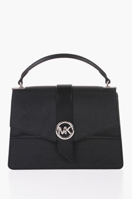 Michael Kors MICHAEL Borsa Satchel GREENWICH in Pelle con Tracolla Removi taglia Un