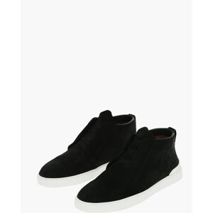 Zegna COUTURE Sneakers TRIPLE STITCH in Pelle Scamosciata taglia 7