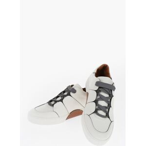 Zegna LUXURY Sneakers Basse TIZIANO in Pelle taglia 10